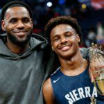 Bronny James Hijo De LeBron Firma Un Acuerdo De Imagen Con Nike