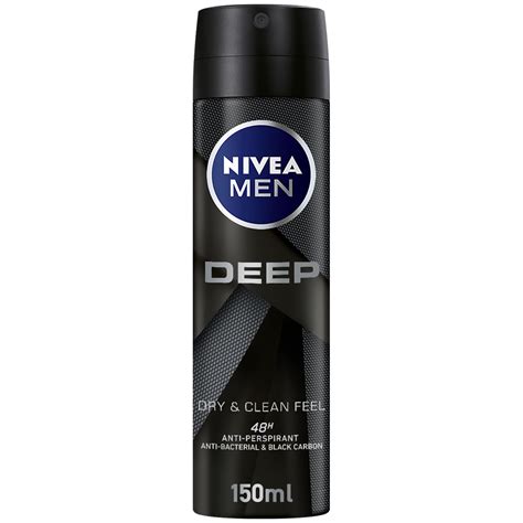 Buy Nivea Men Antiperspirant Spray For Men Deep Black Carbon