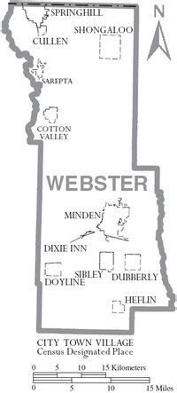 Webster Parish, Louisiana Facts for Kids