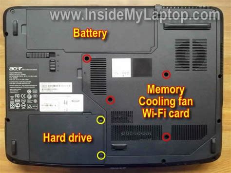 How To Take Apart Acer Aspire 5520 Inside My Laptop