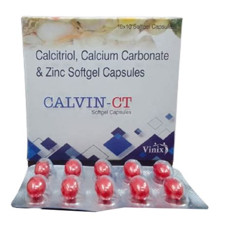 Calcitriol Calcium Carbonate Zinc Softgel Capsules At Rs 1400box Gemcium Capsule In