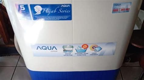 14 Cara Menggunakan Mesin Cuci Aqua Hijab Series 2 Tabung KONCOE