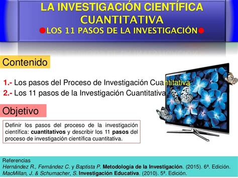 Los 11 Pasos De La Investigación Científica Cuantitativa