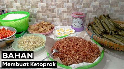 Bahan Membuat Ketoprak Masak Porsi Banyak Youtube