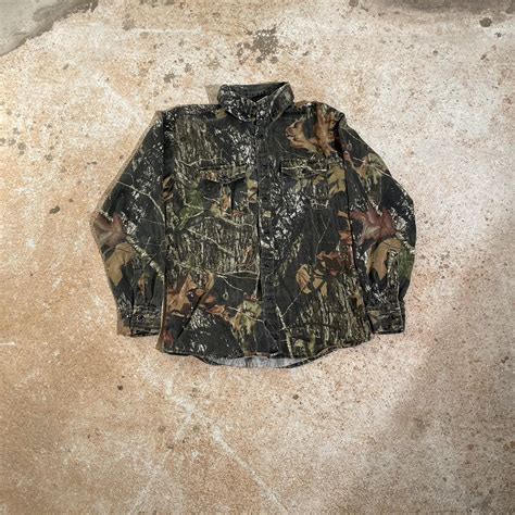 camo mossy oak jacket condition depicted in... - Depop