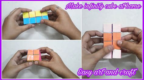 DIY Paper Infinity Cube Infinity Cube Origami How To Make Infinity