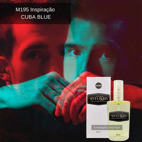 Perfume Contratipo Masculino M195 65ml Inspirado Em CUBA BLUE