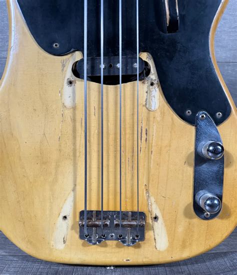 1955 Fender Precision Bass Butterscotch Blonde Guitars Bass SS Vintage