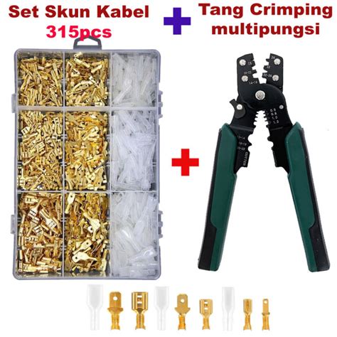 Set Terminal Kabel Skun Cewe Cowo Crimp Connector Male Female