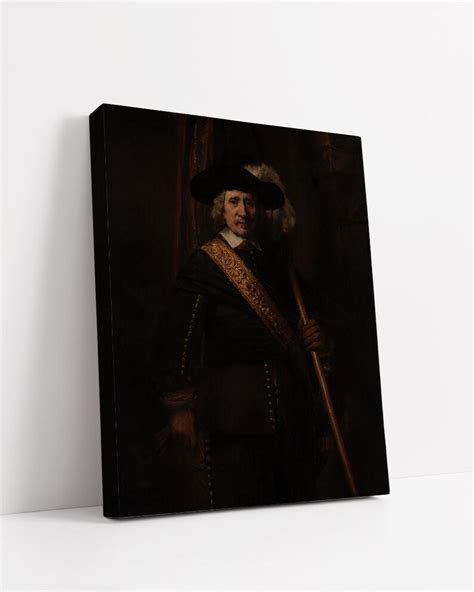 The Standard Bearer Rembrandt Home Office Decor Reproduction Of A