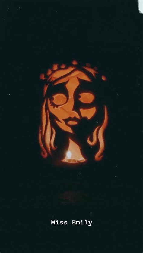 Spooky Pumpkin Carving Inspired by The Corpse Bride