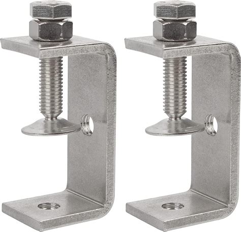 Luluxing Pack Of 2 Heavy Duty C Clamp 304 Stainless Steel C Clamp 65MM