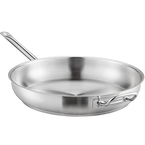 Stainless Steel Frying Pan Vigor 16 Stainless Steel Aluminum Clad Fry Pan