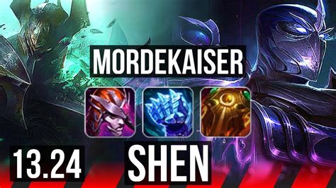 MORDEKAISER Vs SHEN TOP 11 3 13 400 Games Godlike NA Master