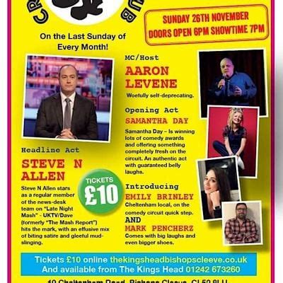 Crackers Comedy Club Night, GL52 8LU, Bishops Cleeve, November 26 2023 | AllEvents.in