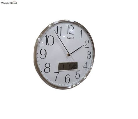 Buy Analog-Digital Clock - Analog Wall Clock with Digital Date and Time ...