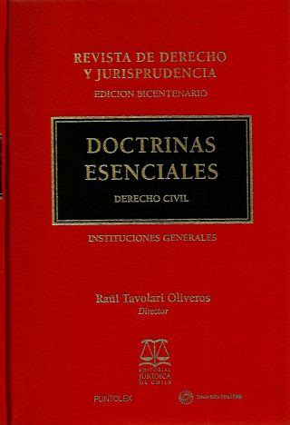 Doctrinas Esenciales Derecho Civil Instituciones Generales Editorial