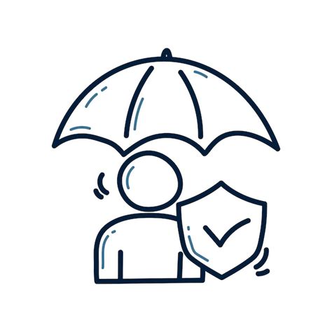 Premium Vector Hand Drawn Insurance Doodle Icon Illustration Shield