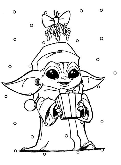 80 Baby Yoda Coloring Pages