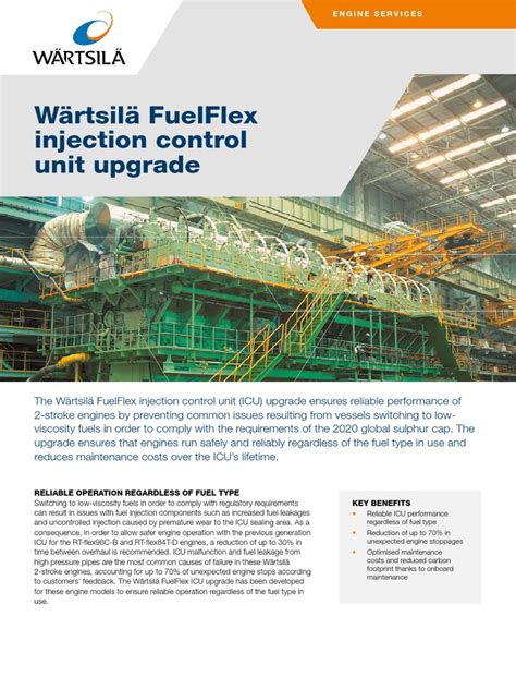 Wartsila Fuelflex Injection Control Unit Upgrade Pdf Engines