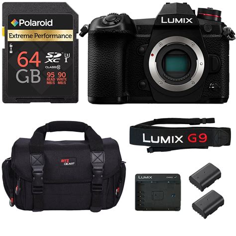 Panasonic Lumix G9 Mirrorless Camera Body With Accessory Bundle Ritz Camera