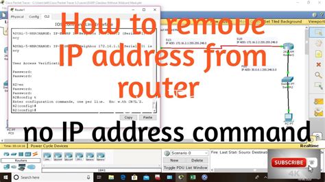 How To Remove IP Address From Cisco Router YouTube