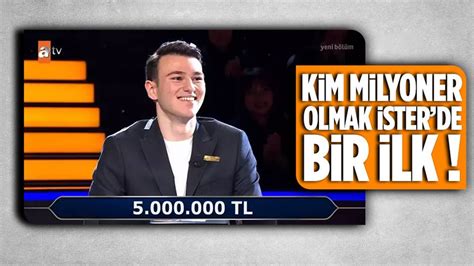 Kim Milyoner Olmak İsterde Berk Göktaş 5 Milyonluk ödülü Kazandı