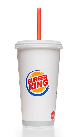 Burger King Soda Paper Cup With Red Straw Stock Photo - Download Image Now - Cup, Burger King ...