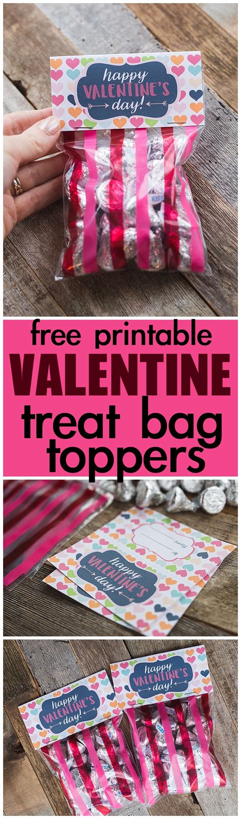 Free Printable Valentine Treat Bag Toppers Printable Calendars At A