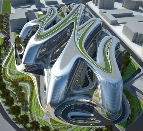 Sky SOHO In Shanghai Zaha Hadid Modern Desert Homes