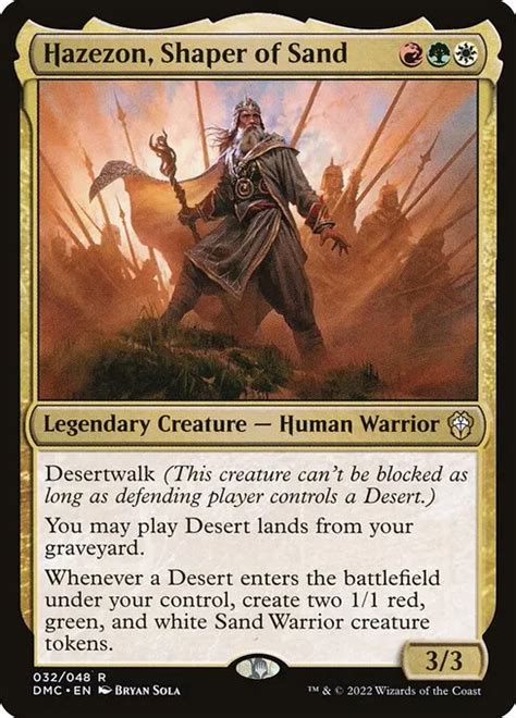 Edh Dune Commander Hazezon Shaper Of Sand — Moxfield A Deck