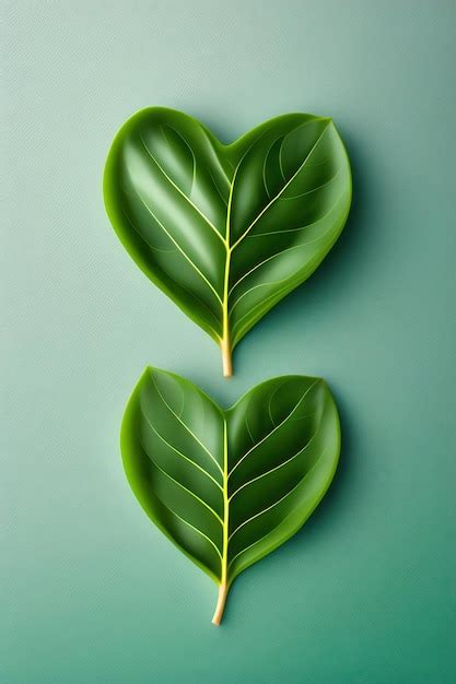 Premium Photo Heart Shaped Green Leaf Climbing Vines Liana Plant