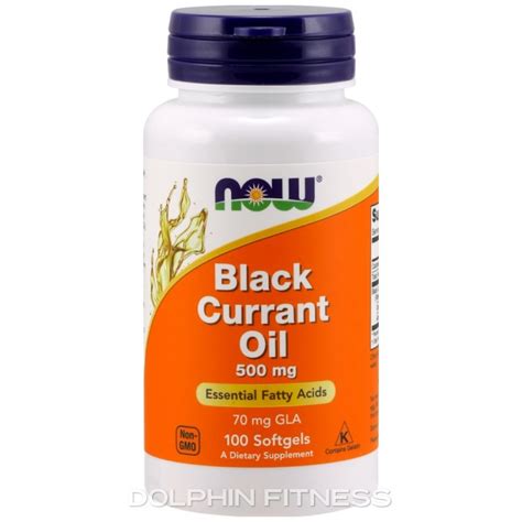 Now Black Currant Oil Mg Softgels