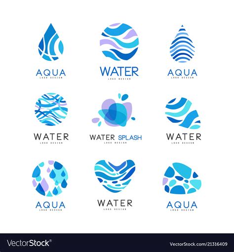 Water Bottle Logo Ideas