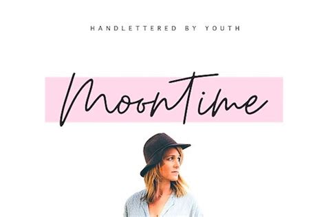 Moontime Script Font - Fontspace.io