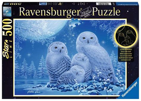 Ravensburger Puzzle Eulen Im Mondschein Puzzles Teile