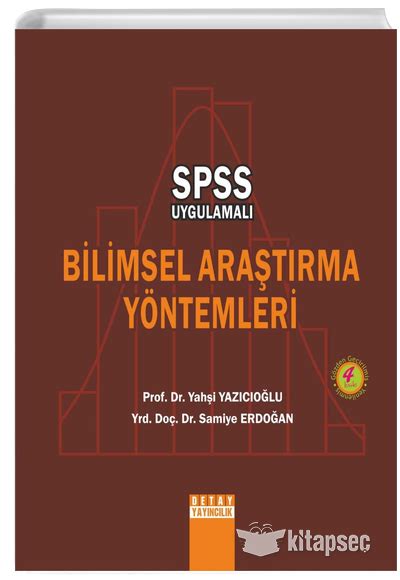 Spss Uygulamal Bilimsel Ara T Rma Y Ntemleri Detay Yay Nc L K