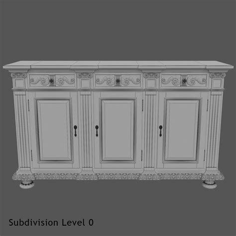 Hooker Rhapsody Credenza 3d Model Cgtrader