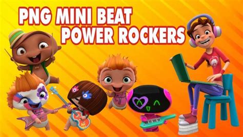 Mini Beat Power Rockers Png Hd Artofit