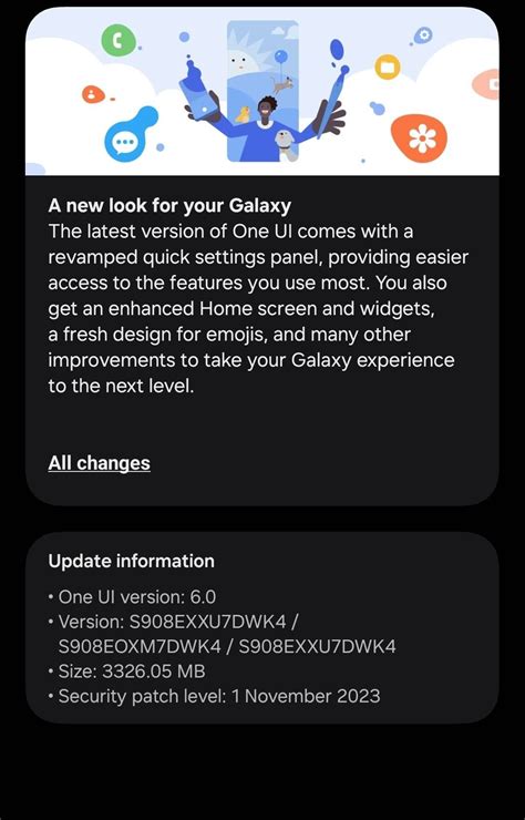 One ui 6.0 for samsung galaxy s22 ultra Rolled out... - Samsung Members