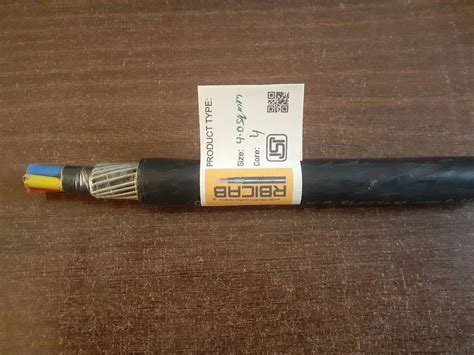 Rbicab 4 Sqmm X 4 Core Copper Armoured Cable At Rs 165 14 Meter Armoured Cable In Ghaziabad