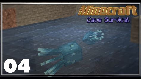 Minecraft Cave Survival Ep Glow Squids And New Base Cave Youtube