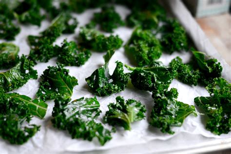 Crispy Baked Kale Chips With Curry Ketchup Simply Scratch