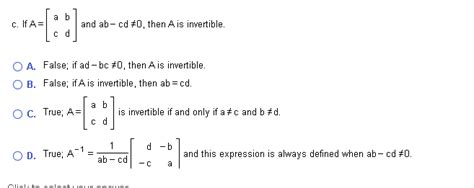 Solved Mark Each Statement True Or False Justify Each Chegg