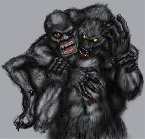 Bigfoot vs Dogman 2 by Corbett316 on DeviantArt