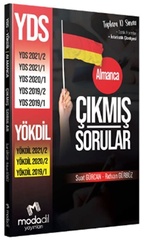 Modadil Yayınları Almanca YDS YÖKDİL Çıkmış Sorular Kitapİşler İşler