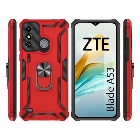 Tpu Pc Shockproof Combo Hybrid Kickstand Cover Fundas For Zte Blade A