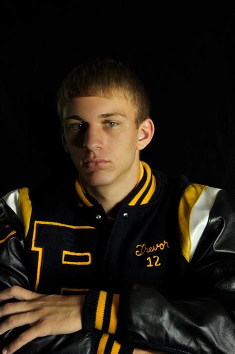 Trevor Senior Portraits Dsc Letterman Jacket Pictures Varsity