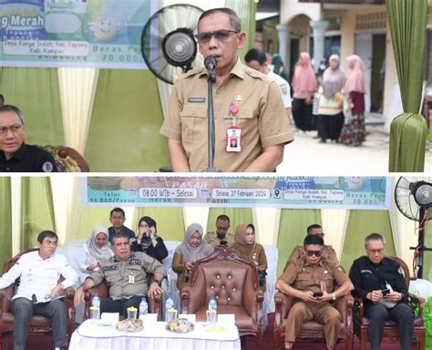 Pj Bupati Kampar Hadiri Launching GPM Pasar Tani Dan Gerakan Tanam