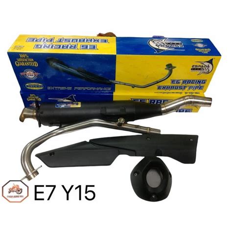 Exhaust Racing Espada Std Cutting 100 Original Y15 E7 Espada 28mm Shopee Malaysia